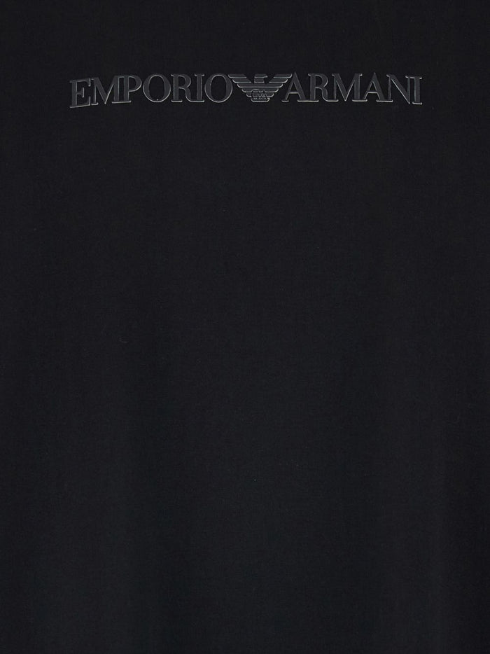 Emporio Armani T-shirts and Polos Black Cotton