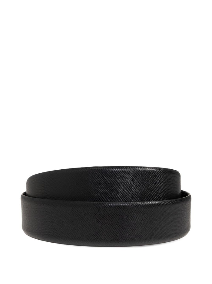 EMPORIO ARMANI EXCLUSIVE Belts Black Bovine Leather