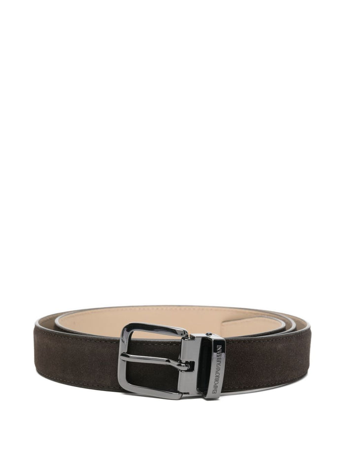 EMPORIO ARMANI EXCLUSIVE Belts Brown Bovine Leather