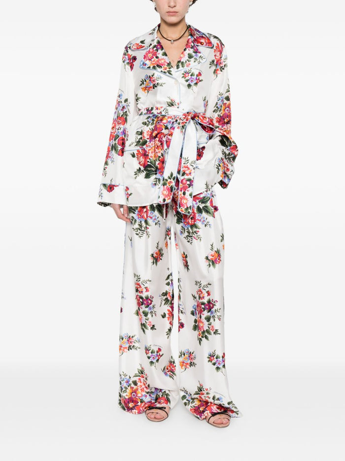 Dolce & Gabbana Shirts White Silk