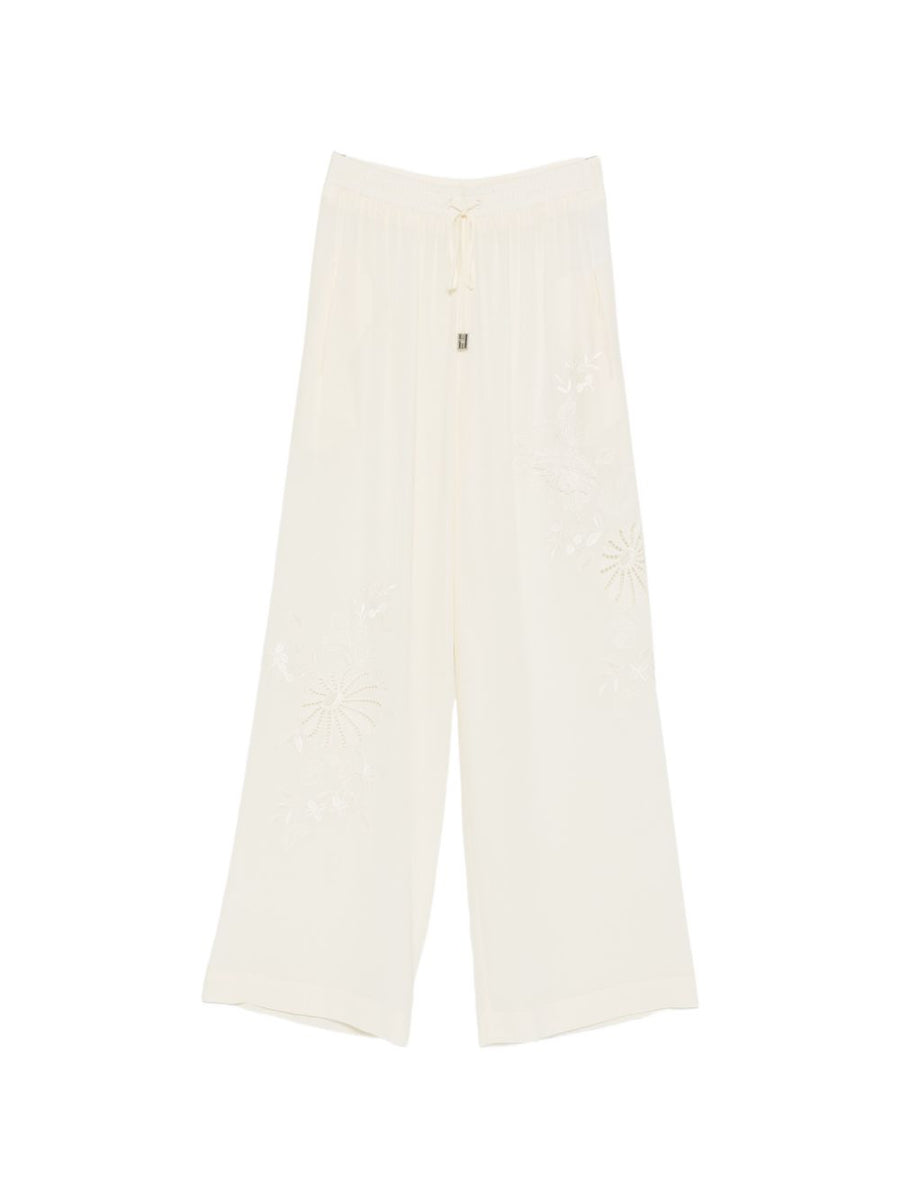 Ermanno Scervino Silk pajama trousers
