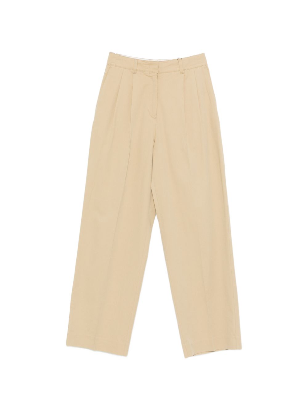 DUNST Trousers Beige Shell: Cotton