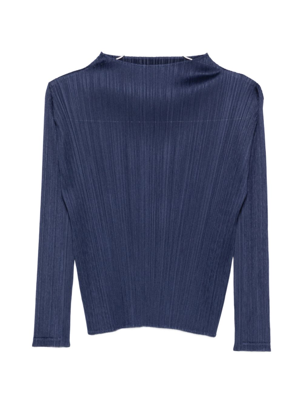 Pleats Please Top Blue Polyester