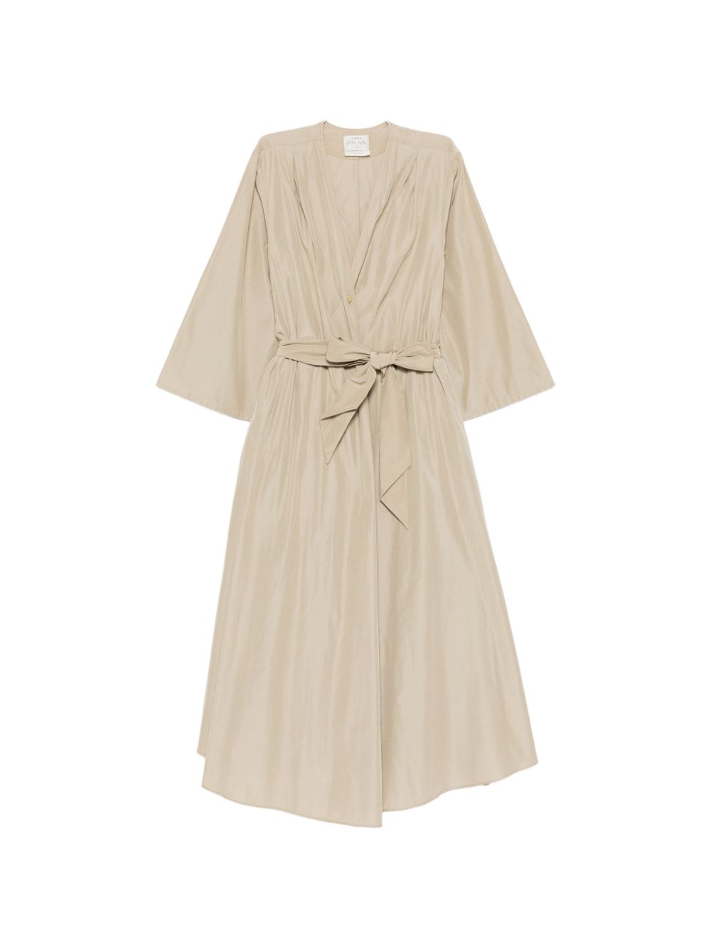 Forte Dresses Beige Polyester Cotton