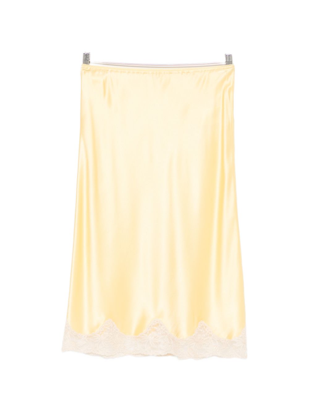 Saint Laurent Skirts Giallo Silk