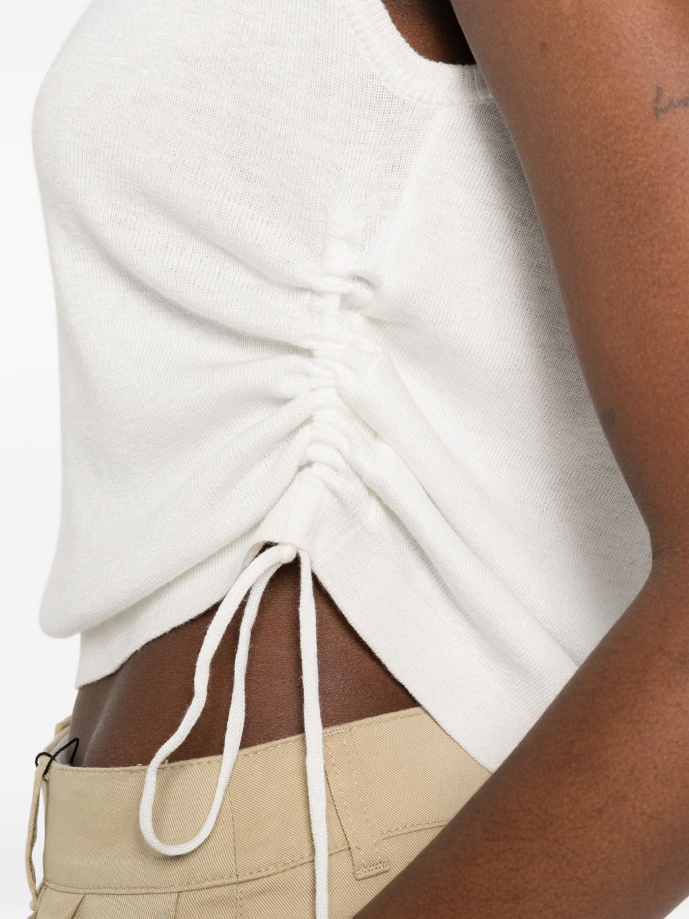 DUNST Top White Shell: Nylon