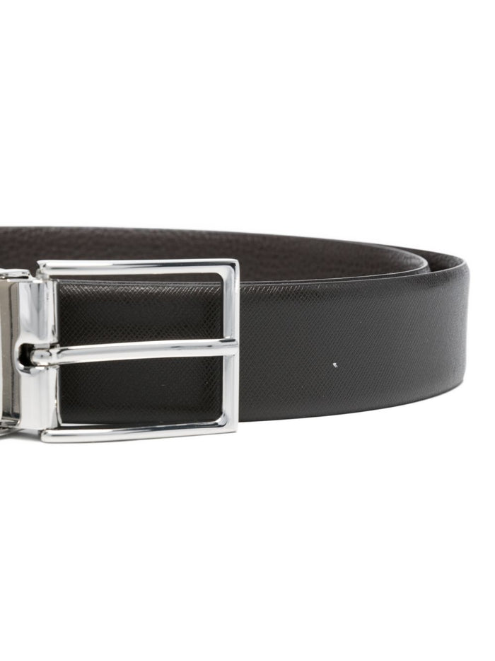 EMPORIO ARMANI EXCLUSIVE Belts Brown Bovine Leather