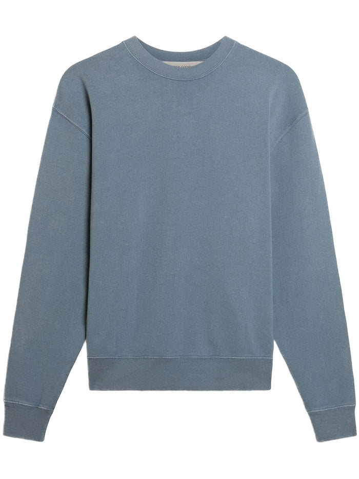 Golden Goose Sweaters Clear Blue Cotton