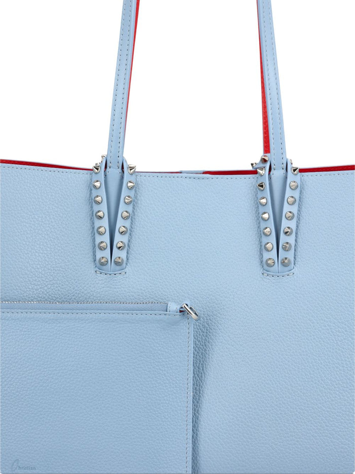 Christian Louboutin Bags Clear Blue Outer: Grained Calf Leather