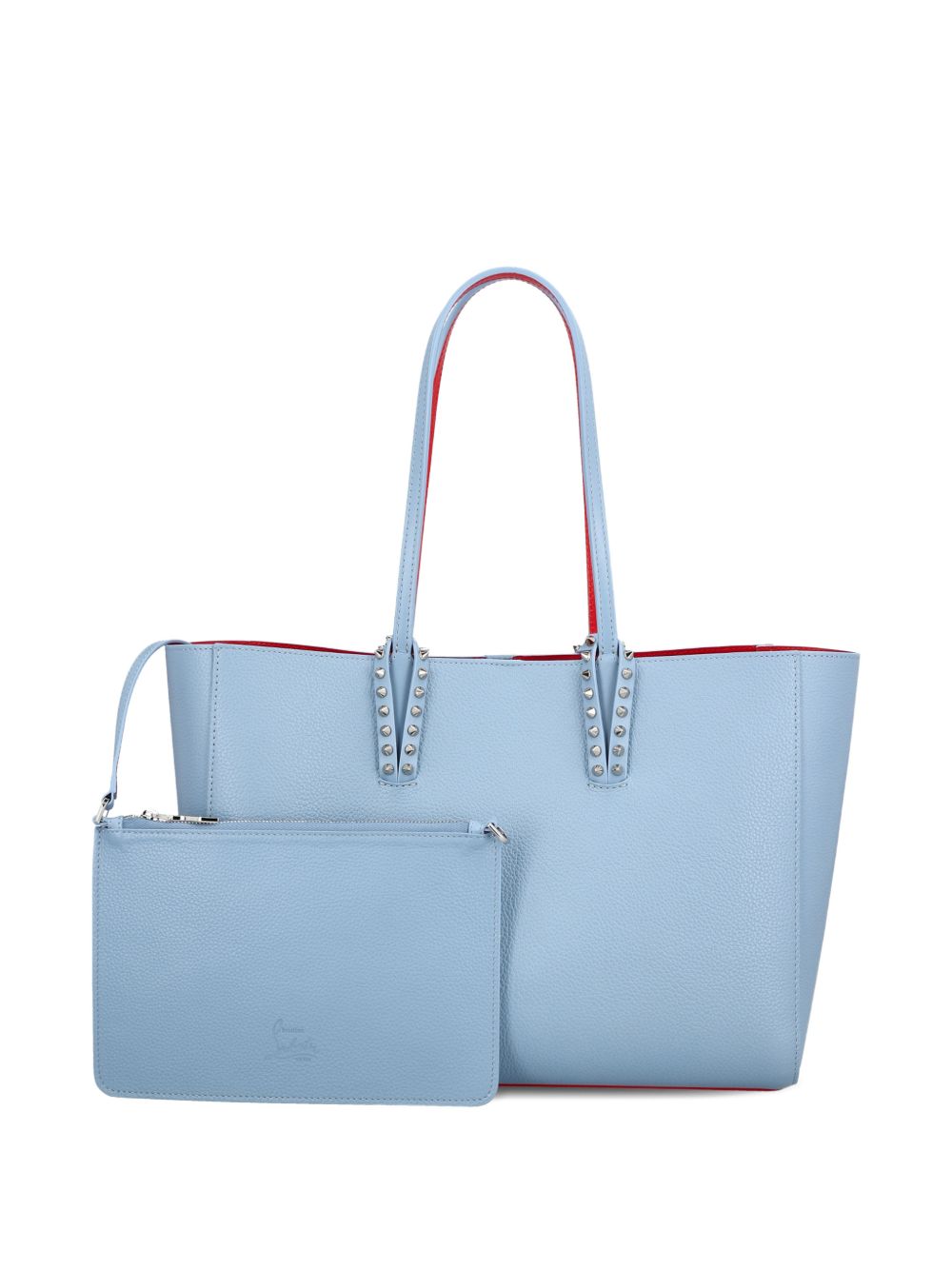 Christian Louboutin Bags Clear Blue Outer: Grained Calf Leather