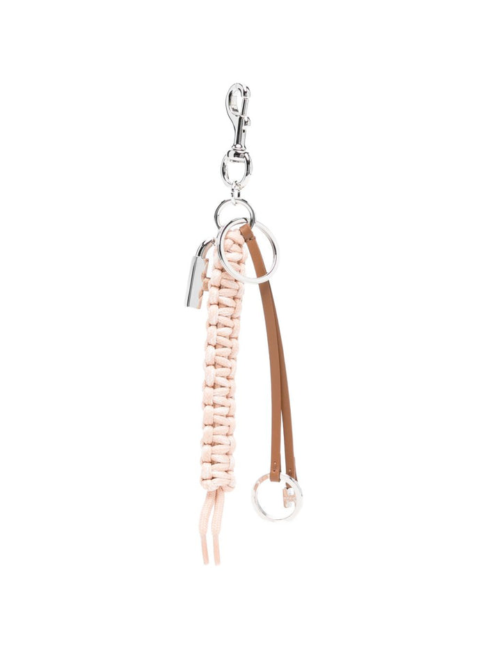 Hogan Keychains Leather Brown Calf