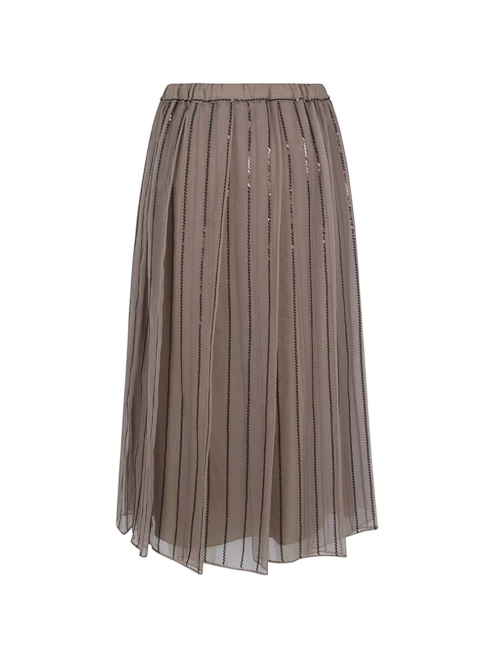 Brunello Cucinelli Skirts Beige Silk