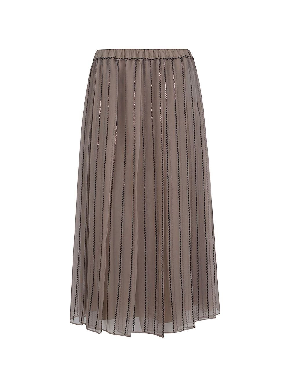Brunello Cucinelli Skirts Beige Silk