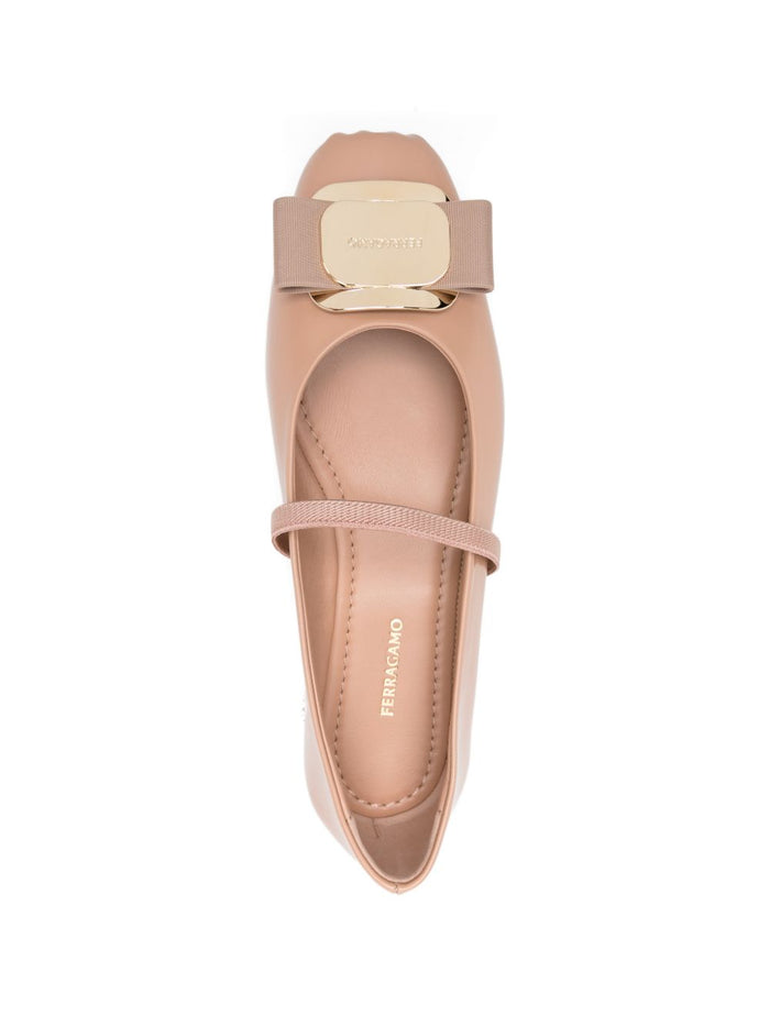 Ferragamo Flat shoes Brown Leather