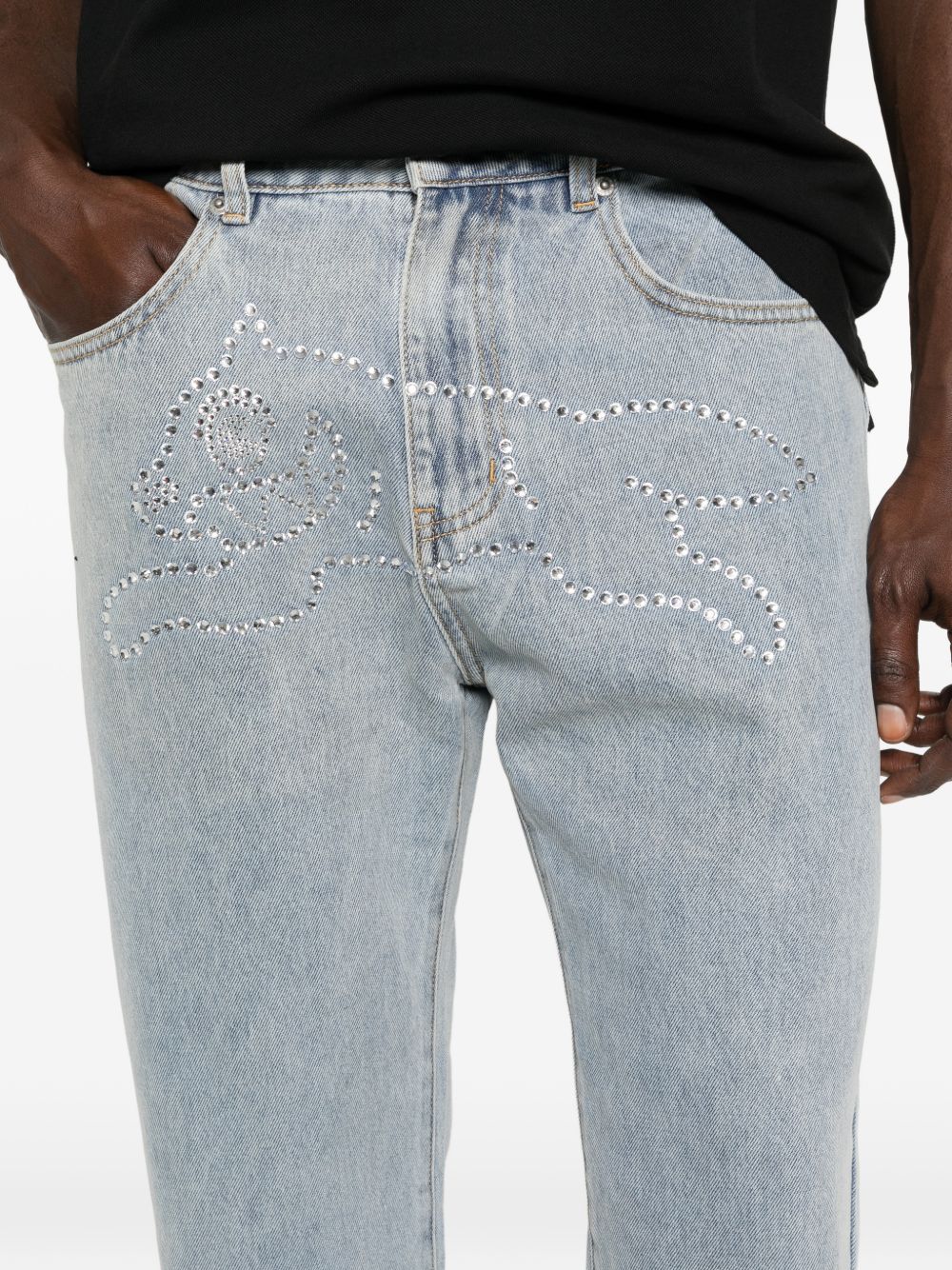 ICECREAM Jeans Clear Blue Cotton