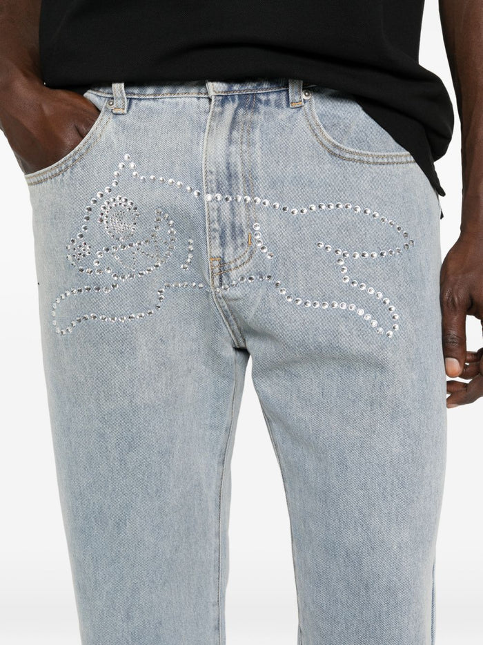 ICECREAM Jeans Clear Blue Cotton