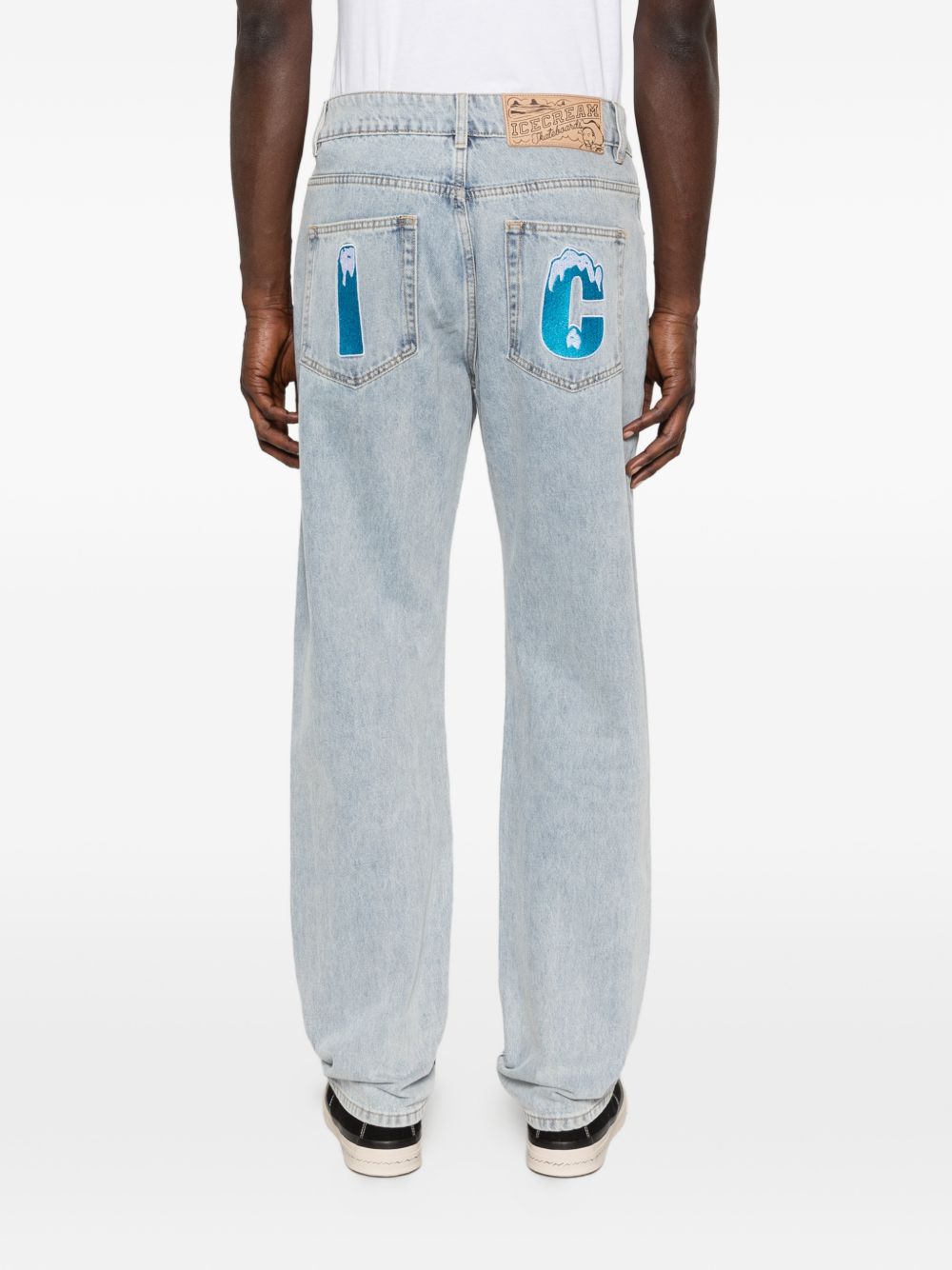 ICECREAM Jeans Clear Blue Cotton