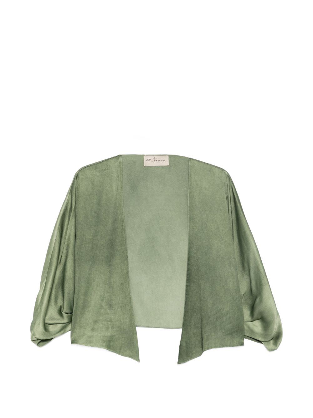 Cortana Jackets Green Linen Cotton Silk