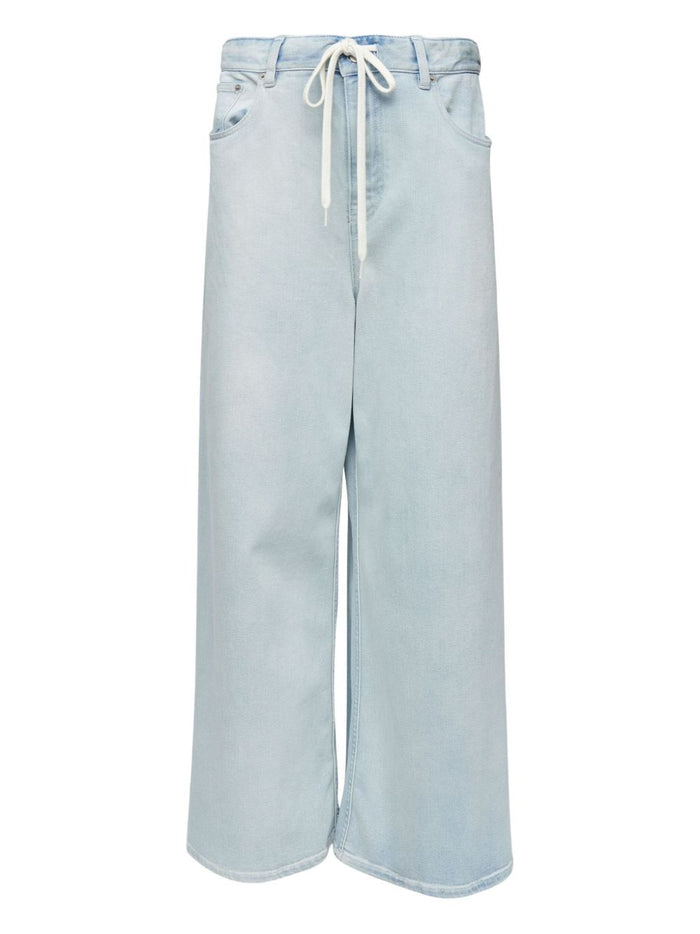MM6 Maison Margiela Jeans Clear Blue Cotton Elastane
