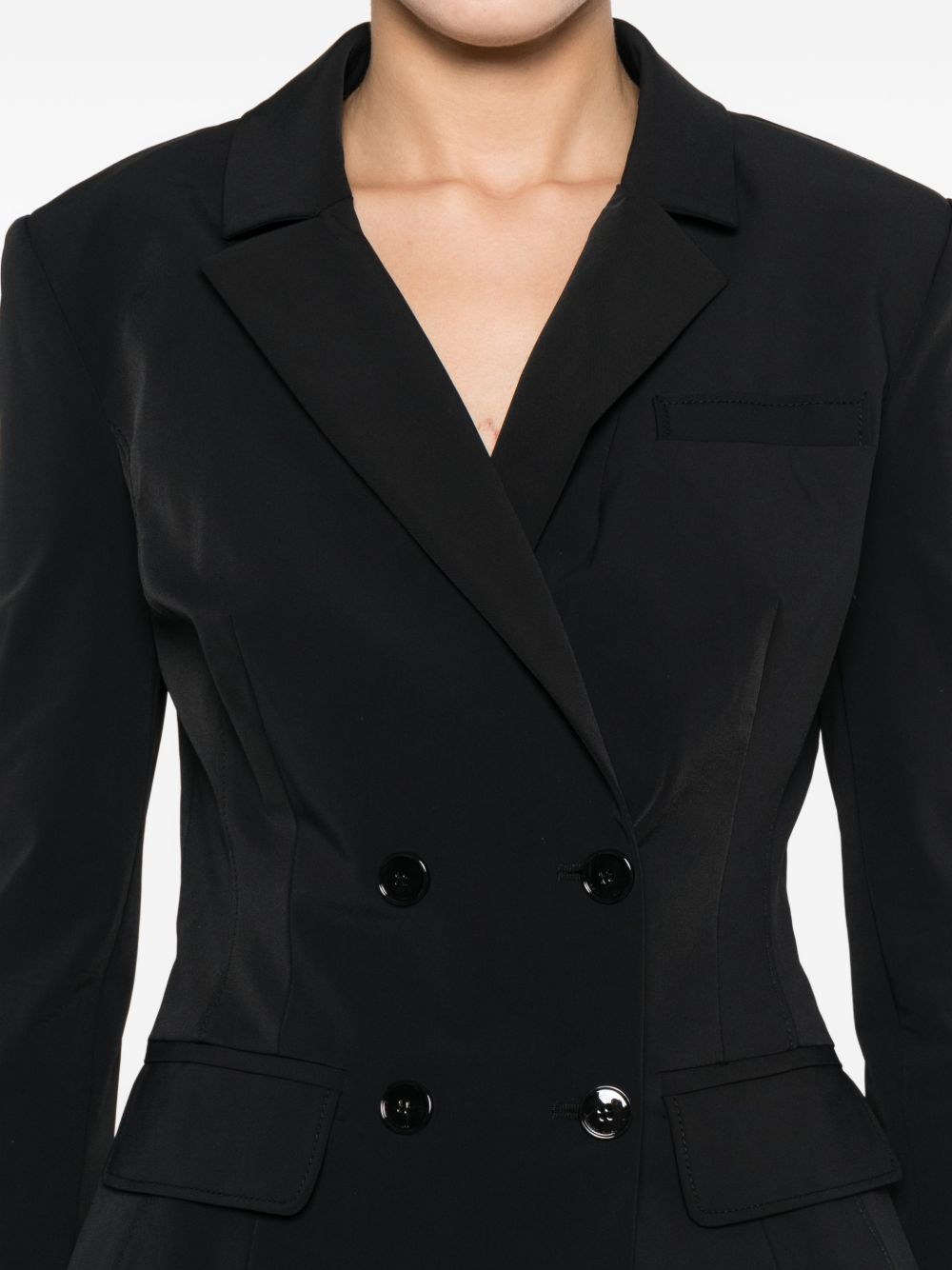 Elisabetta Franchi Jackets Black Poliammide Elastane