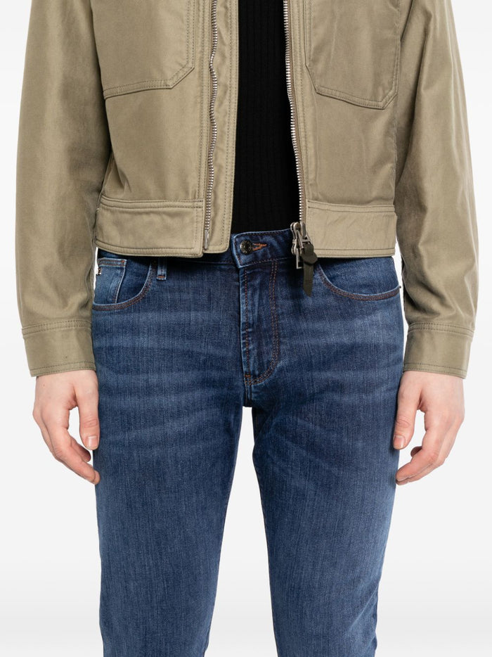 Emporio Armani Jeans Blue Elastane