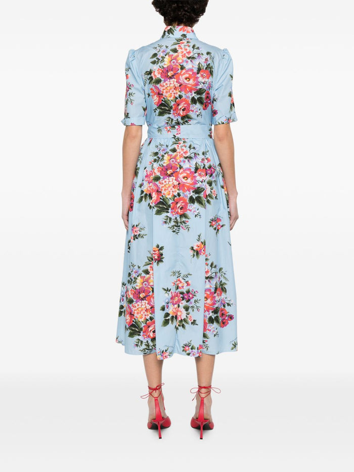 Dolce & Gabbana Dresses Clear Blue Cotton