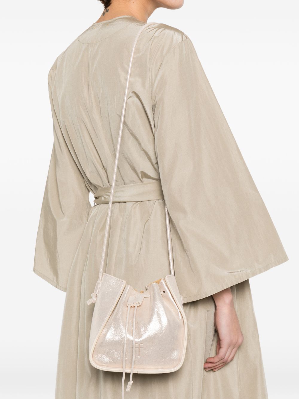 Forte Bags Grey Leather
