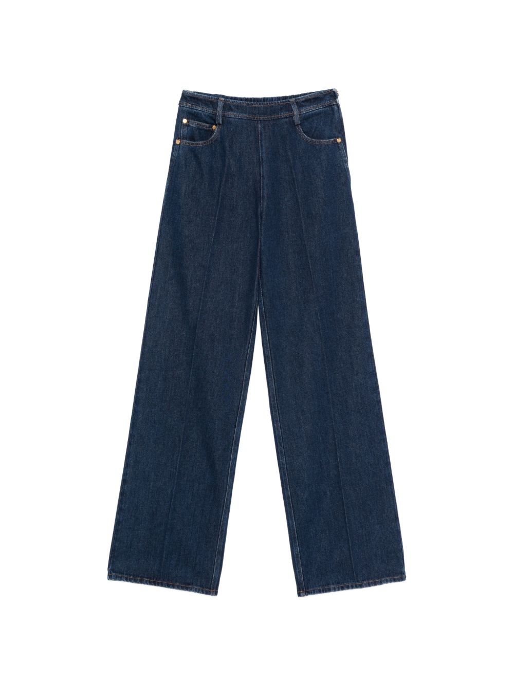 Forte Jeans Blue Cotton Viscose