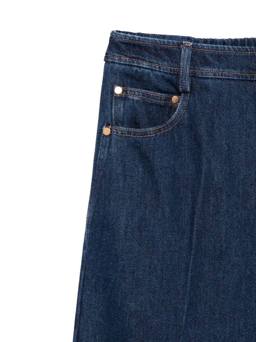 Forte Jeans Blue Cotton Viscose