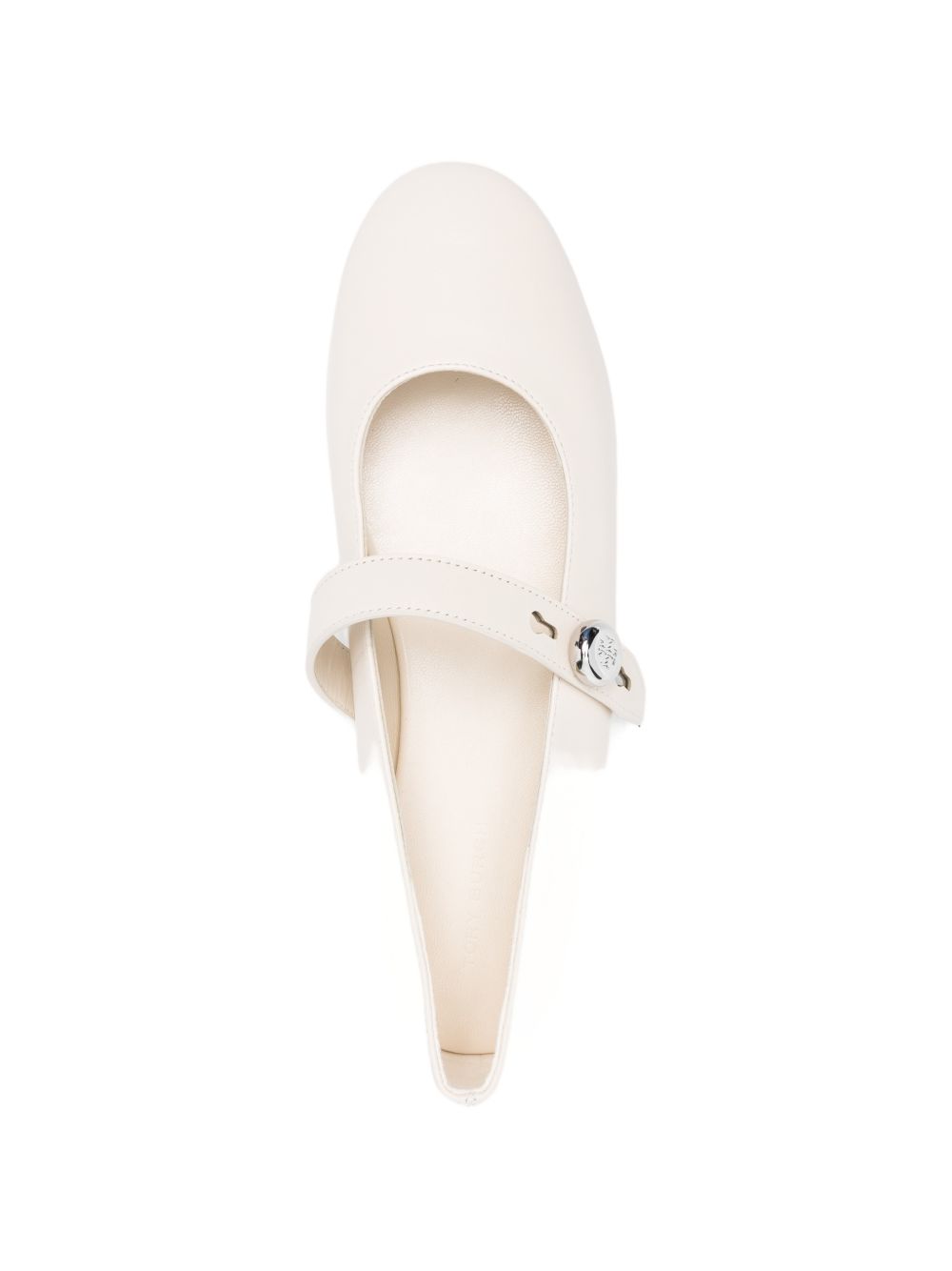 Tory Burch Flat shoes Beige Outer: calf Leather