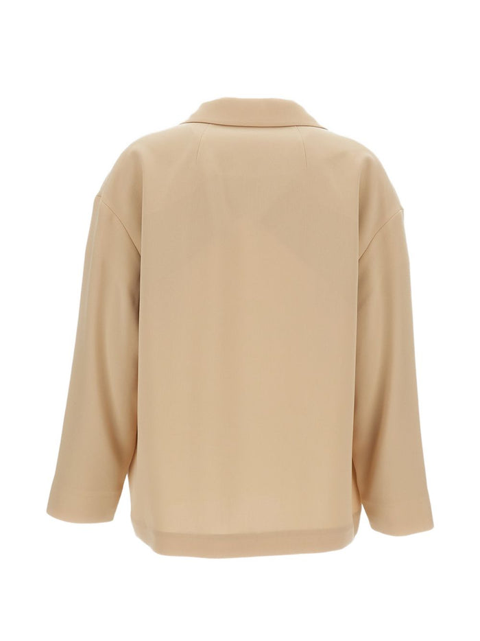 Alberto Biani Jackets Beige Acetate
