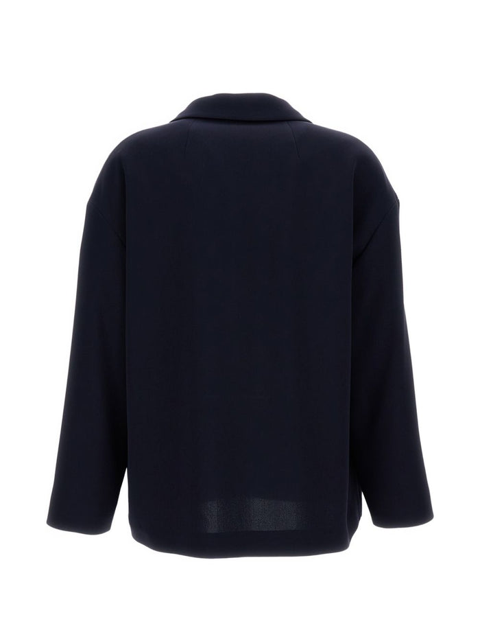 Alberto Biani Jackets Blue Acetate
