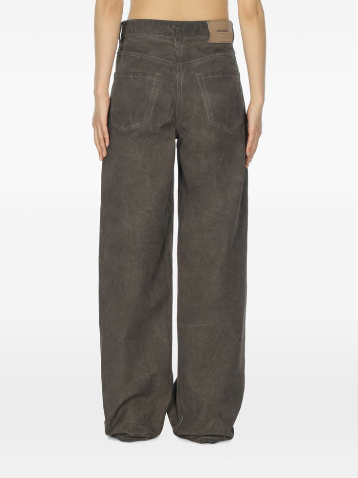 Uma Wang Jeans Grey Cotton