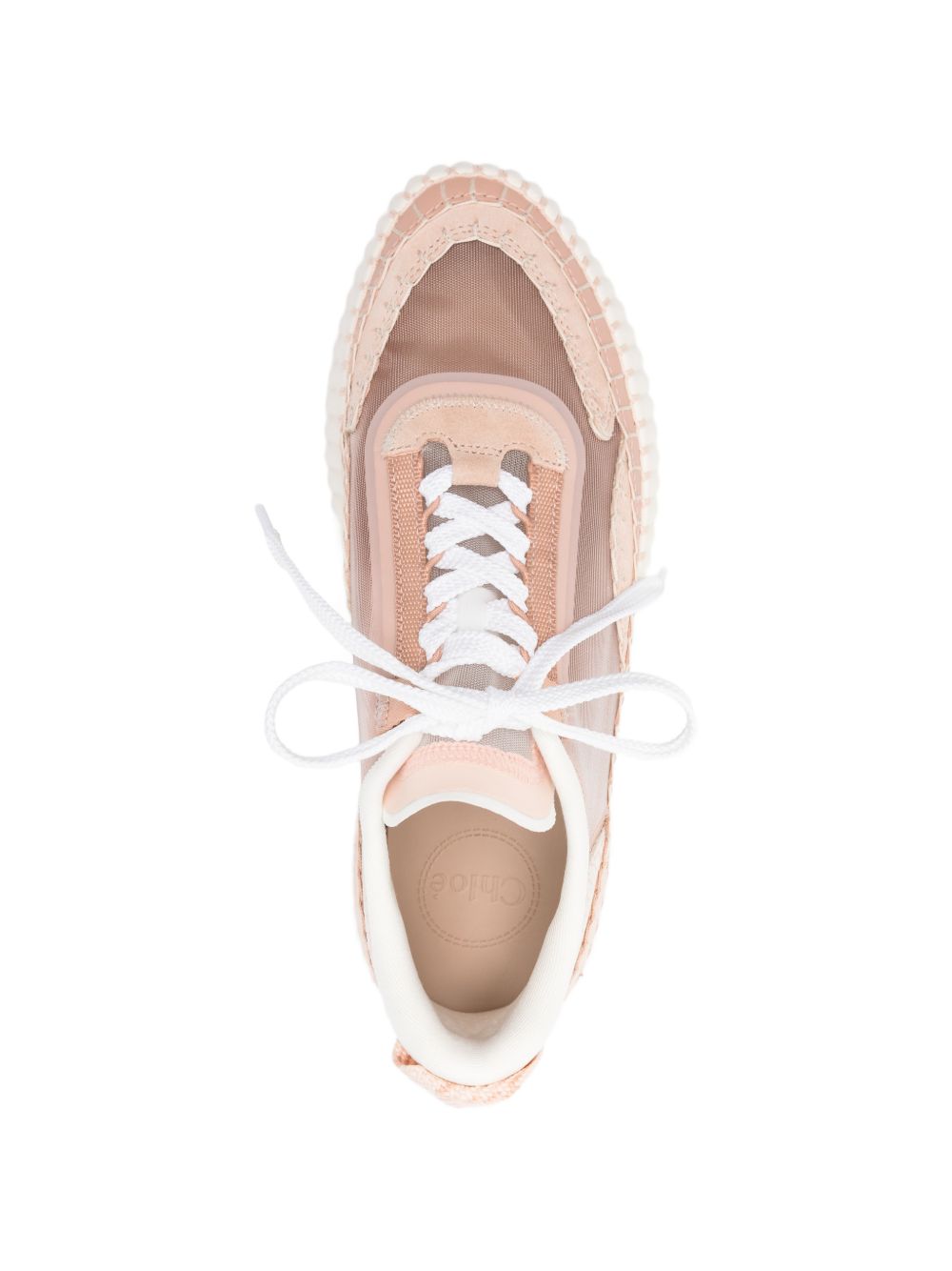 Chloè Sneakers Beige Outer: Polyester