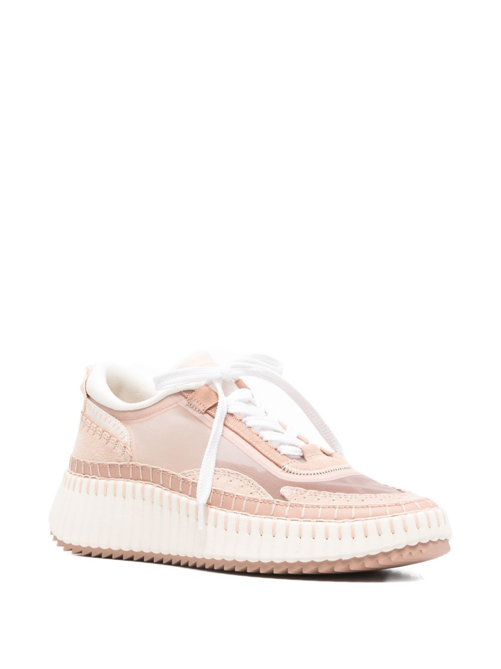 Chloè Sneakers Beige Outer: Polyester
