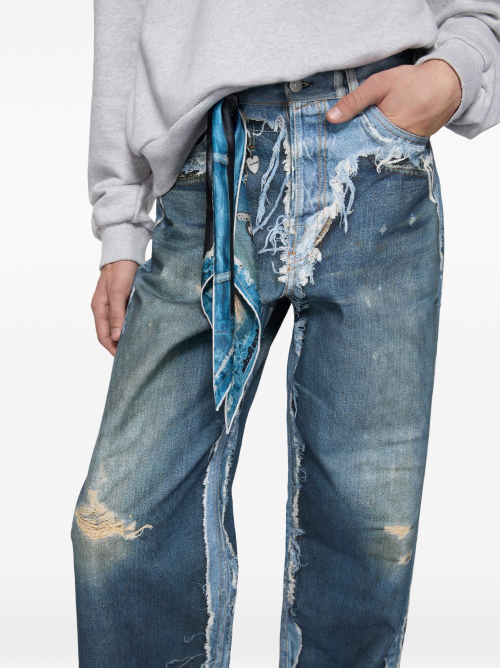 Acne Studios Jeans Clear Blue Organic Cotton