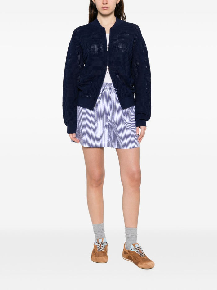 Parosh Shorts Blue Cotton