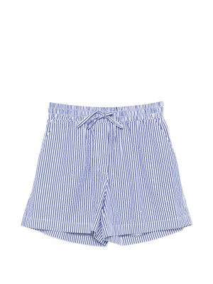 Parosh Striped cotton shorts