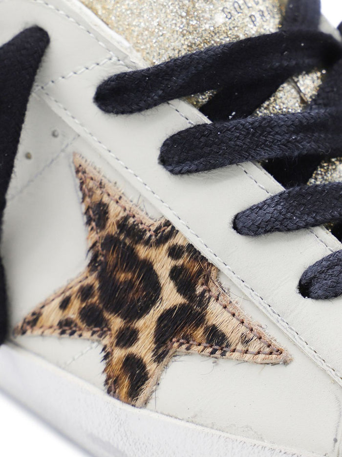 Golden Goose Sneakers Beige Fabricrubbercalf Leather