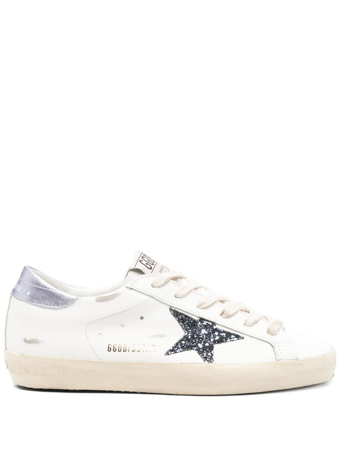 Golden Goose Sneakers Lilac Fabricrubbercalf Leather