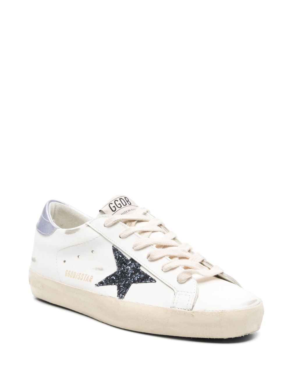 Golden Goose Sneakers Lilac Fabricrubbercalf Leather