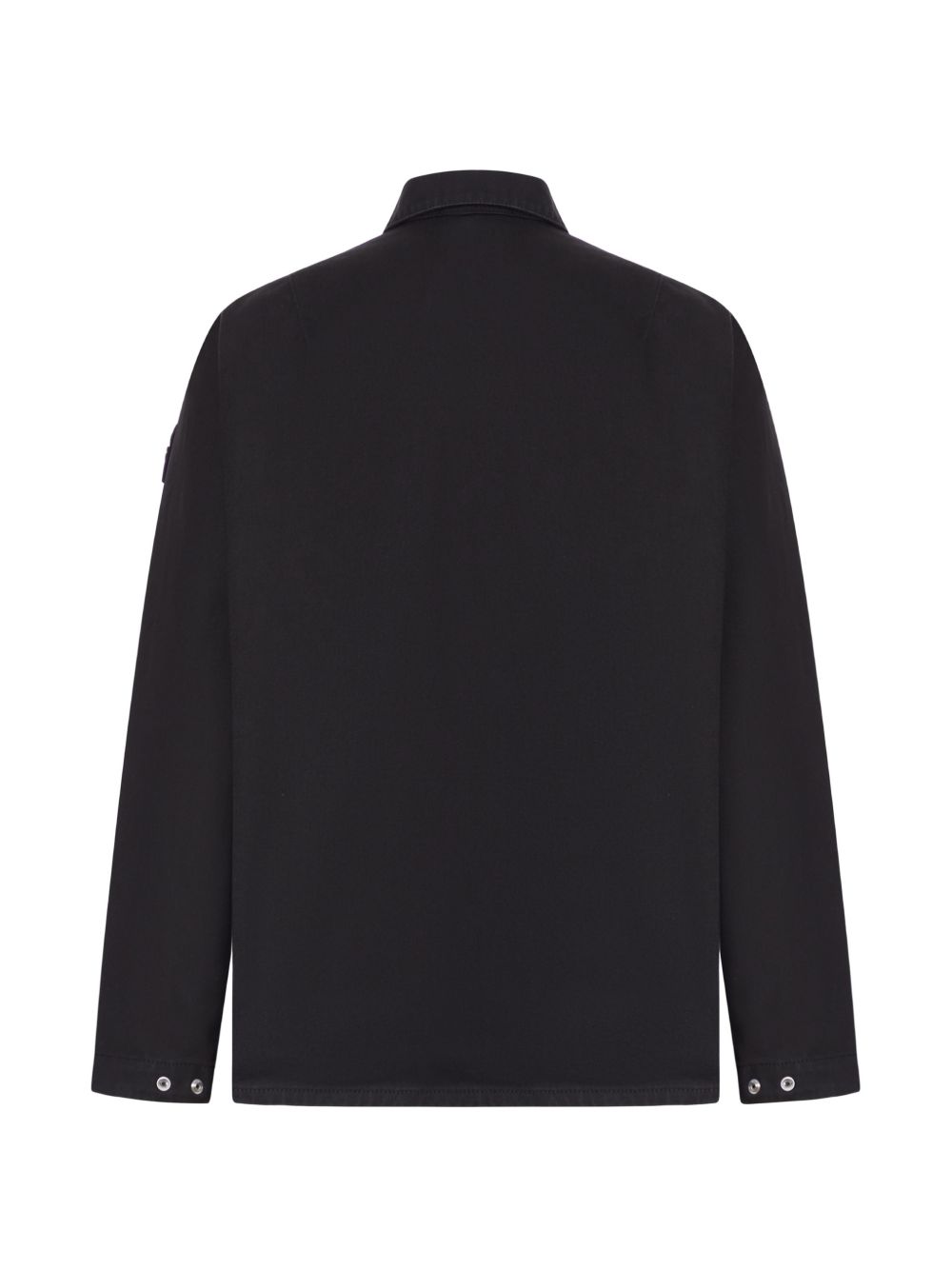 Stone Island Coats Black Cotone