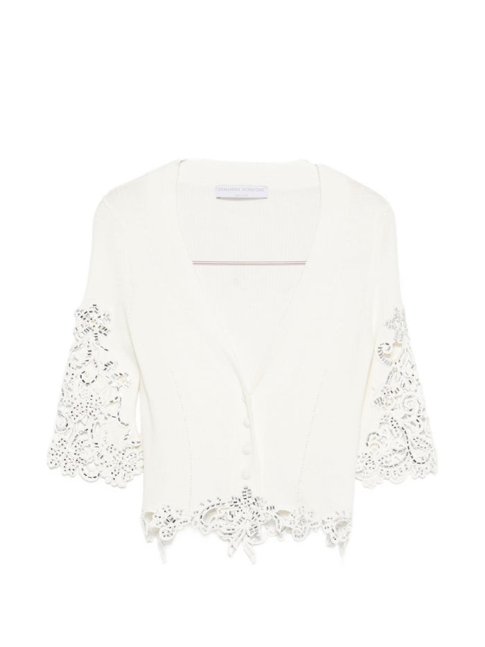 Ermanno Scervino Sweaters White Cotton