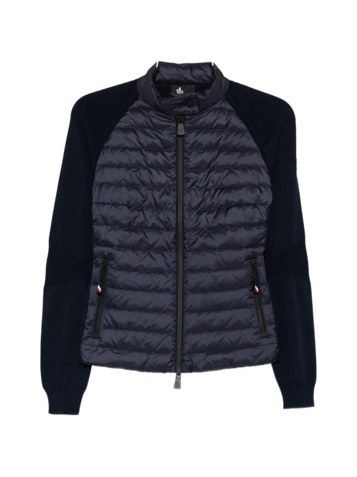 MONCLER GRENOBLE Sweaters Blue Polyamide