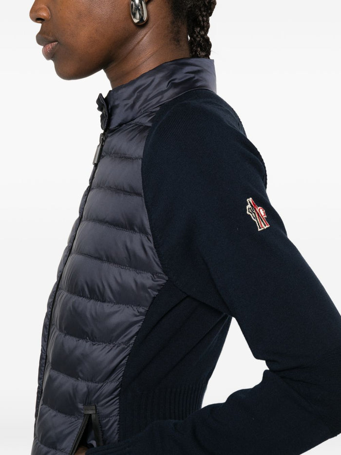 MONCLER GRENOBLE Sweaters Blue Polyamide