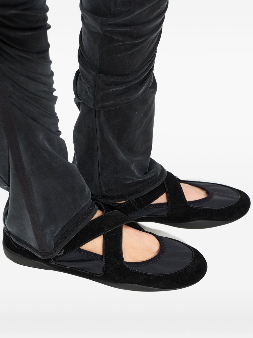 Tory Burch Flat shoes Black Outer: Bovine Leather
