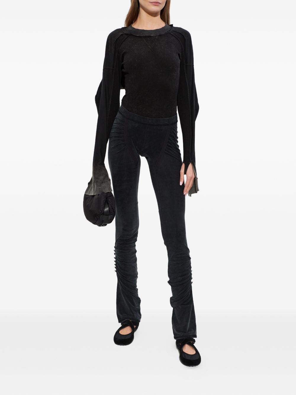 Tory Burch Flat shoes Black Outer: Bovine Leather