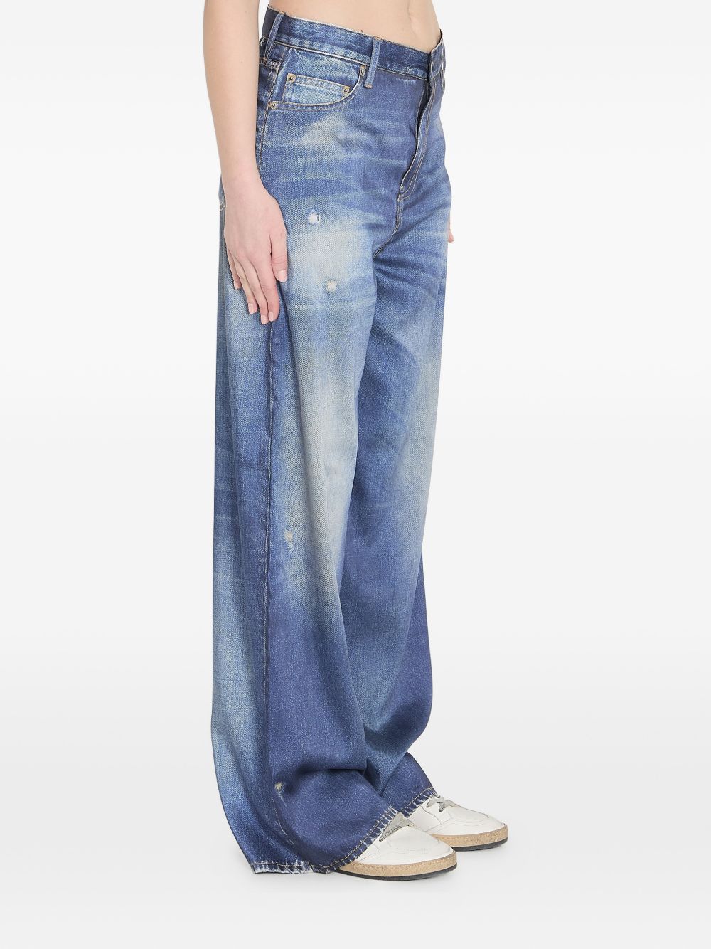 Golden Goose Jeans Blue Polyester