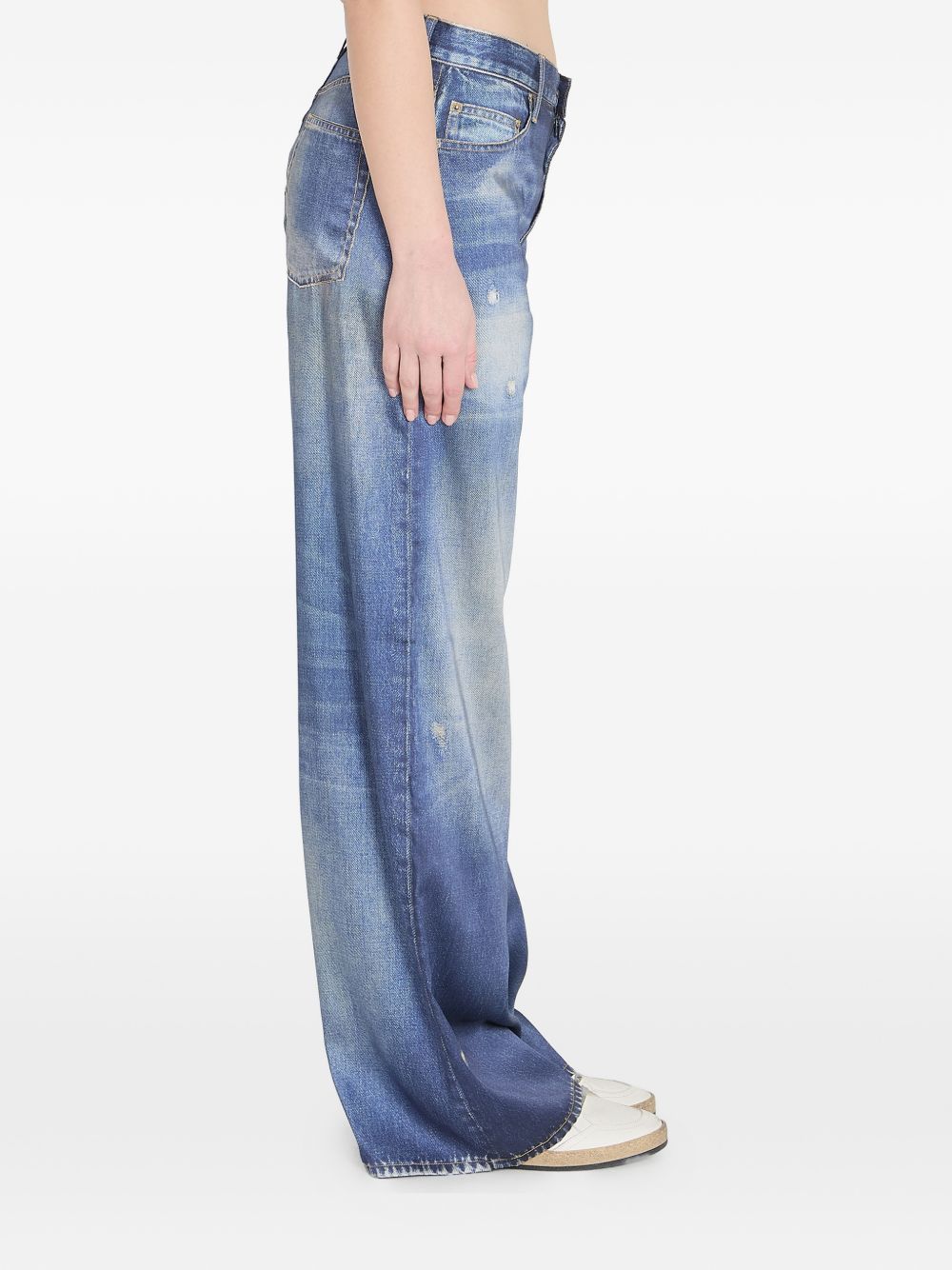 Golden Goose Jeans Blue Polyester