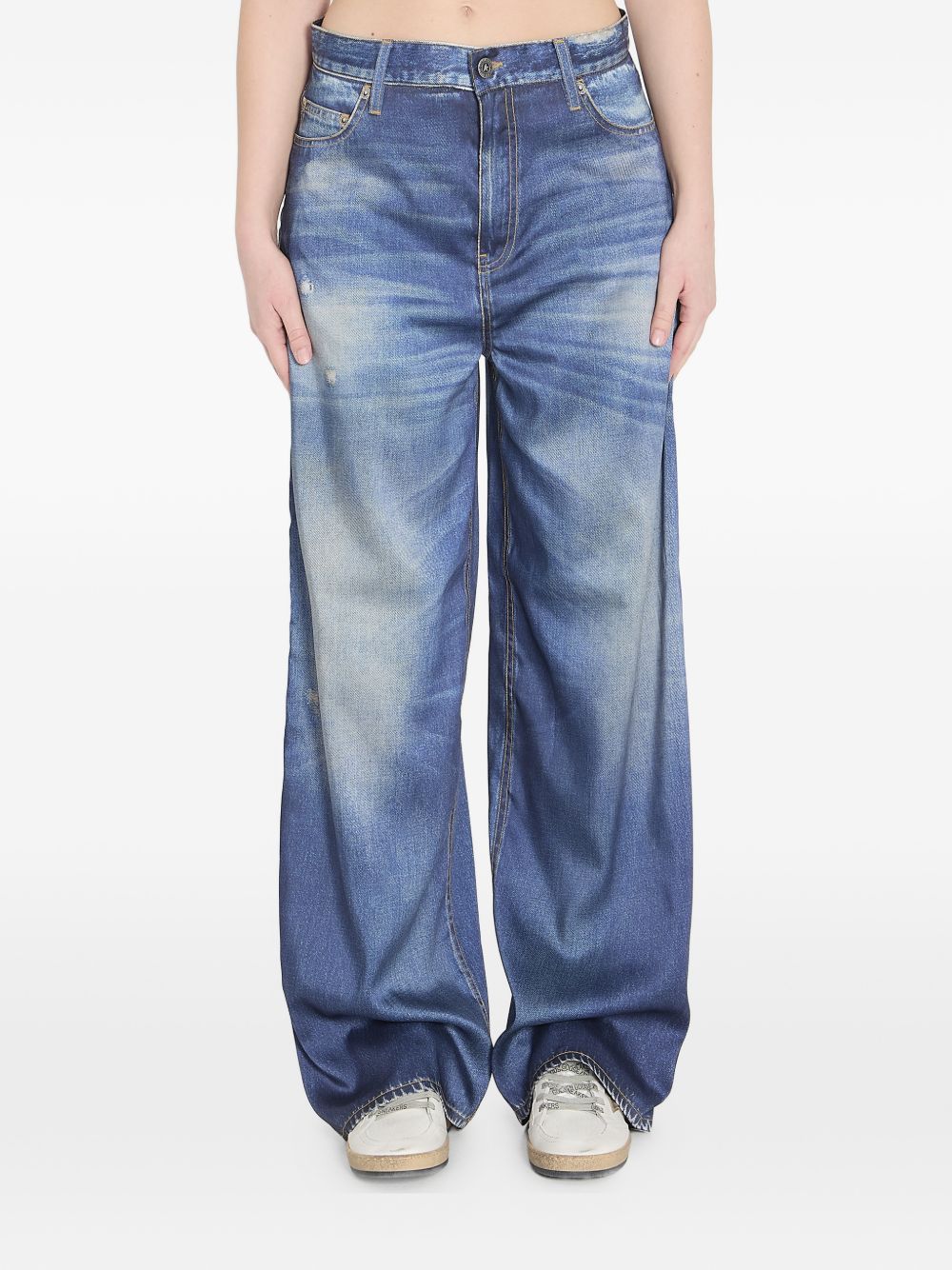 Golden Goose Jeans Blue Polyester